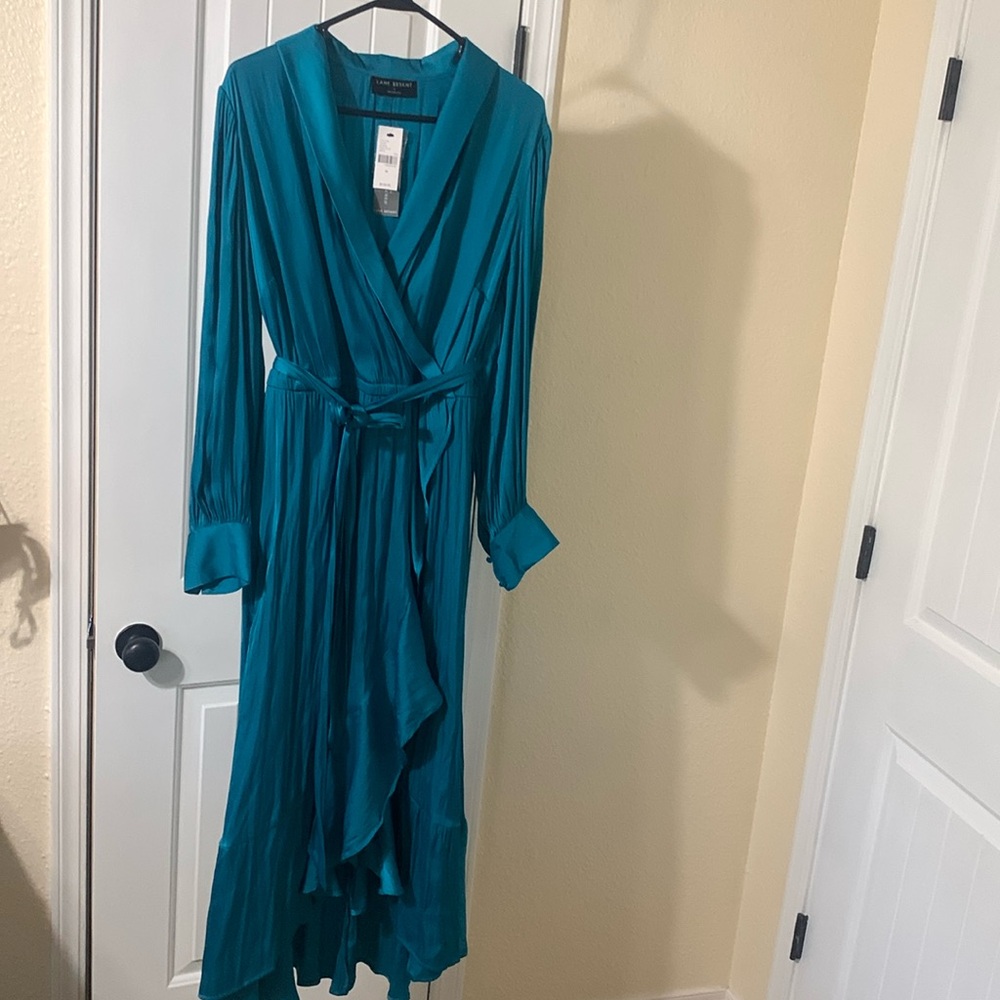 Lane Bryant turquoise dress. Size 14 new with tags.